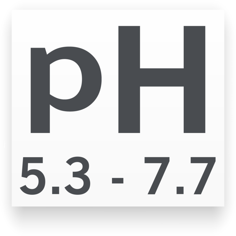 pH mínimo/máximo para Arlequín