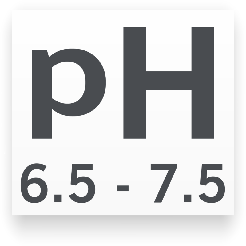pH mínimo/máximo para Betta Cuarto Creciente
