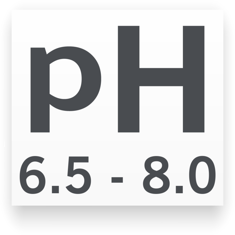 pH mínimo/máximo para Caracol Birmano Espinoso