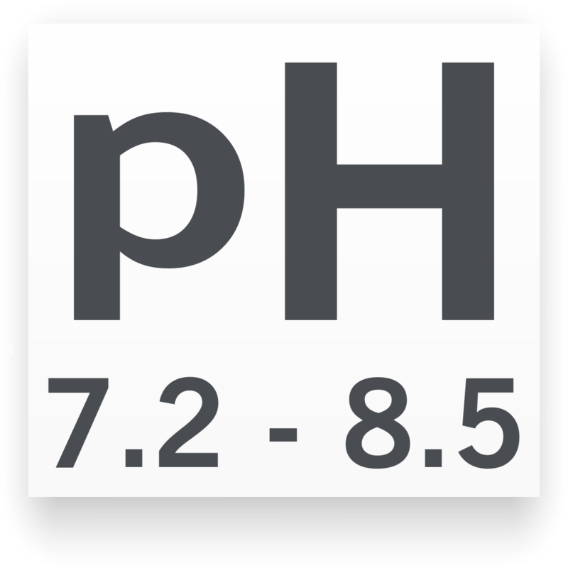 pH mínimo/máximo para Caracol Cebra