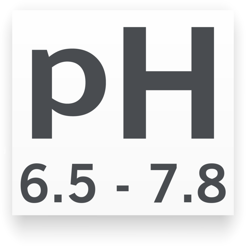 pH mínimo/máximo para Gamba Filtradora Molucensis