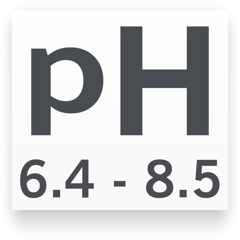 pH mínimo/máximo para Gurami Perla