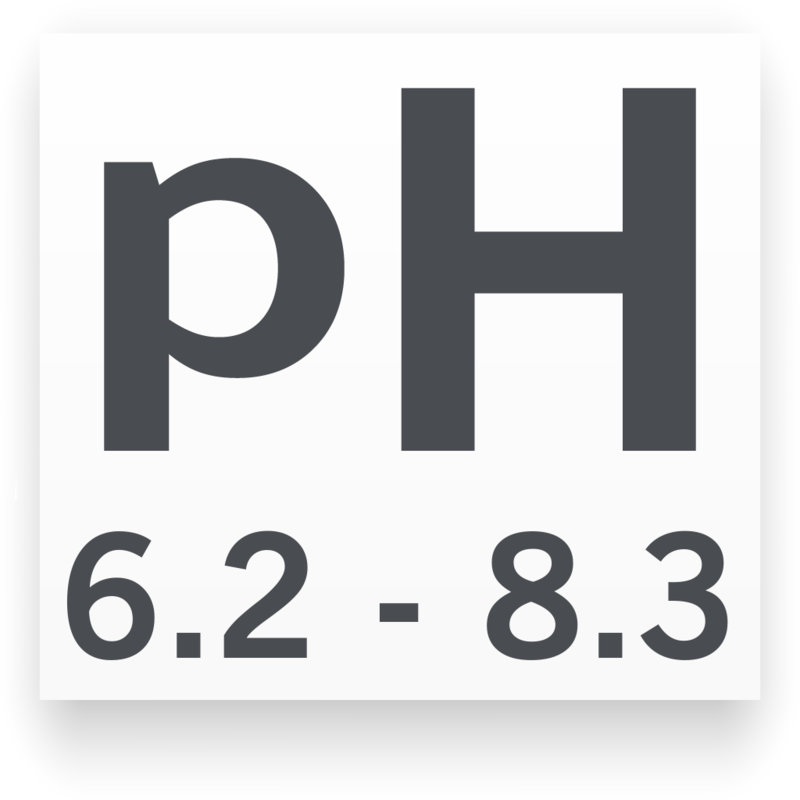pH mínimo/máximo para Xipho Cálico Lira (Espadas)
